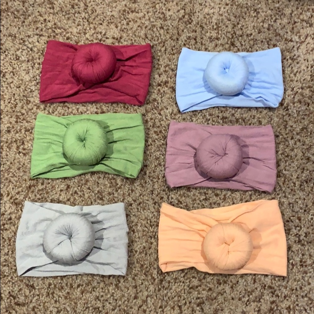 Top Knot Style Baby Headband 💕